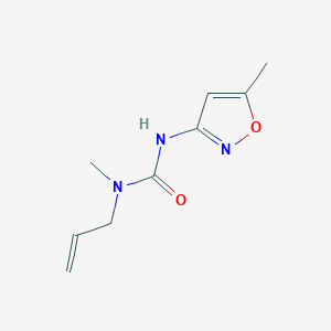 N-Methyl-N'-(5-methyl-1,2-oxazol-3-yl)-N-prop-2-en-1-ylurea