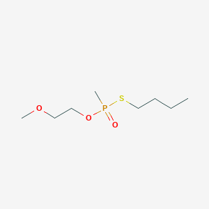 molecular formula C8H19O3PS B15467739 S-Butyl O-(2-methoxyethyl) methylphosphonothioate CAS No. 54649-35-3