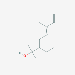 3,7-Dimethyl-4-(prop-1-en-2-yl)nona-1,6,8-trien-3-ol