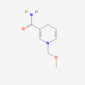 molecular formula C8H12N2O2 B15467807 1-(Methoxymethyl)-1,4-dihydropyridine-3-carboxamide CAS No. 53164-23-1