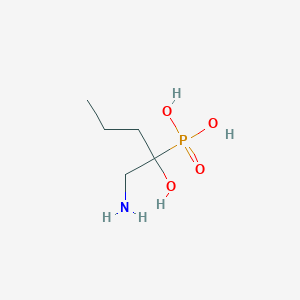 (1-Amino-2-hydroxypentan-2-yl)phosphonic acid