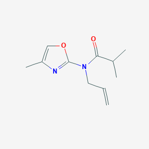 2-Methyl-N-(4-methyl-1,3-oxazol-2-yl)-N-(prop-2-en-1-yl)propanamide