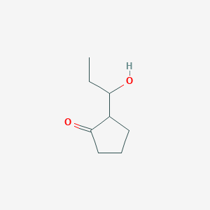 2-(1-Hydroxypropyl)cyclopentan-1-one