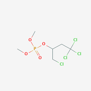 molecular formula C6H11Cl4O4P B15467917 Dimethyl 1,4,4,4-tetrachlorobutan-2-yl phosphate CAS No. 56440-54-1