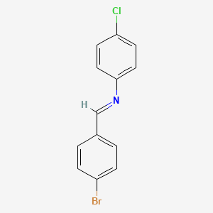 1-Chlorobenzene, 4-(4-bromobenzylidenamino)-