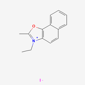 Naphth[2,1-d]oxazolium, 3-ethyl-2-methyl-, iodide