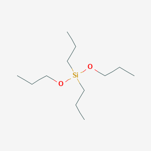 molecular formula C12H28O2Si B15468136 Dipropoxy(dipropyl)silane CAS No. 56269-10-4