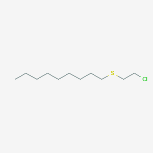 1-[(2-Chloroethyl)sulfanyl]nonane