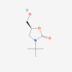 (5S)-3-tert-butyl-5-(hydroxymethyl)-1,3-oxazolidin-2-one