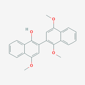 1',4,4'-Trimethoxy[2,2'-binaphthalen]-1-ol