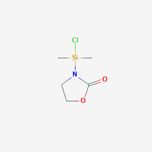 3-[Chloro(dimethyl)silyl]-1,3-oxazolidin-2-one