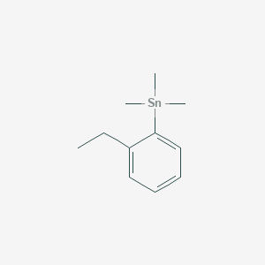 molecular formula C11H18Sn B15468198 (2-Ethylphenyl)(trimethyl)stannane CAS No. 55204-74-5