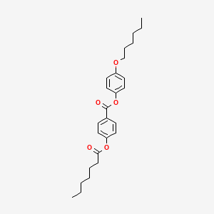 4-(Hexyloxy)phenyl 4-(heptanoyloxy)benzoate