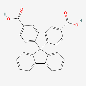 molecular formula C27H18O4 B15468221 4,4'-(9H-Fluorene-9,9-diyl)dibenzoic acid CAS No. 54941-51-4