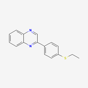 Quinoxaline, 2-(4-(ethylthio)phenyl)-