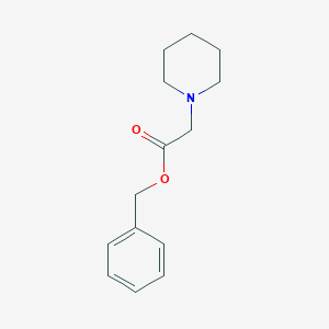 molecular formula C14H19NO2 B15468297 (Piperidine-1-yl)-acetic acid-benzylester CAS No. 53342-22-6