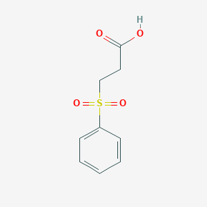 molecular formula C9H10O4S B154683 3-(Phenylsulfonyl)propanoic acid CAS No. 10154-71-9