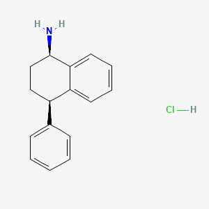 1-Naphthylamine, 1,2,3,4-tetrahydro-4-phenyl-, hydrochloride, (Z)-