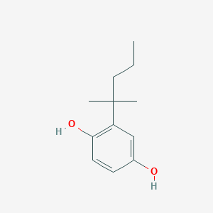 molecular formula C12H18O2 B15468323 2-(2-Methylpentan-2-yl)benzene-1,4-diol CAS No. 53918-50-6