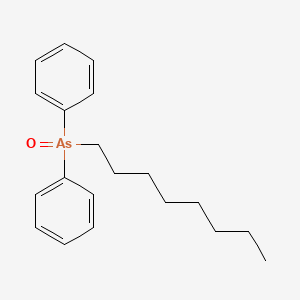 Octyl(oxo)diphenyl-lambda~5~-arsane