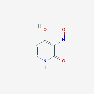 molecular formula C5H4N2O3 B15468344 3-(Hydroxyimino)pyridine-2,4(1H,3H)-dione CAS No. 52809-57-1