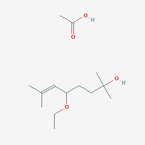 Acetic acid;5-ethoxy-2,7-dimethyloct-6-en-2-ol