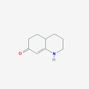 B154684 2,3,4,4a,5,6-Hexahydro-7(1H)-quinolinone CAS No. 1971-15-9
