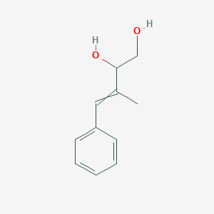 molecular formula C11H14O2 B15468464 3-methyl-4-phenylbut-3-ene-1,2-diol CAS No. 55131-24-3