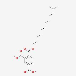 molecular formula C22H30O6-2 B15468526 4-{[(11-Methyldodecyl)oxy]carbonyl}benzene-1,3-dicarboxylate CAS No. 52276-62-7