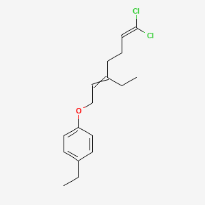 1-[(7,7-Dichloro-3-ethylhepta-2,6-dien-1-YL)oxy]-4-ethylbenzene