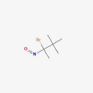 molecular formula C6H12BrNO B15468644 Butane, 2-bromo-3,3-dimethyl-2-nitroso- CAS No. 52761-86-1