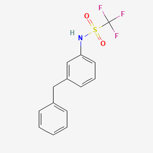 N-(3-Benzylphenyl)-1,1,1-trifluoromethanesulfonamide