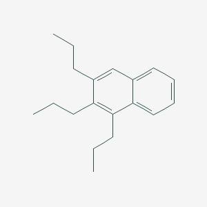 molecular formula C19H26 B15468667 1,2,3-Tripropylnaphthalene CAS No. 52325-48-1