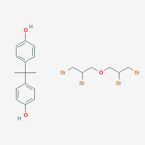 1,2-Dibromo-3-(2,3-dibromopropoxy)propane;4-[2-(4-hydroxyphenyl)propan-2-yl]phenol