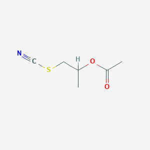 1-(Thiocyanato)propan-2-yl acetate