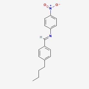 (E)-1-(4-Butylphenyl)-N-(4-nitrophenyl)methanimine