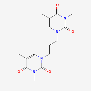 1,1'-(Propane-1,3-diyl)bis(3,5-dimethylpyrimidine-2,4(1H,3H)-dione)