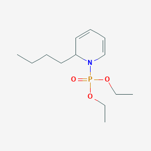 molecular formula C13H24NO3P B15468759 Diethyl (2-butylpyridin-1(2H)-yl)phosphonate CAS No. 53267-98-4