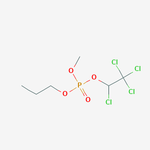 Methyl propyl 1,2,2,2-tetrachloroethyl phosphate