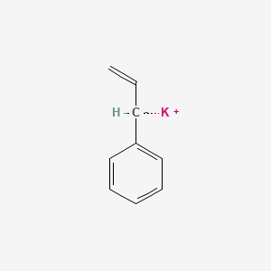 molecular formula C9H9K B15468813 potassium;prop-2-enylbenzene CAS No. 57169-99-0