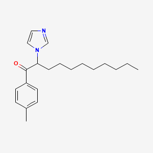 2-(1H-Imidazol-1-yl)-1-(4-methylphenyl)undecan-1-one