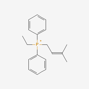 Ethyl-(3-methylbut-2-enyl)-diphenyl-phosphanium