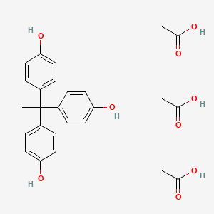 Acetic acid;4-[1,1-bis(4-hydroxyphenyl)ethyl]phenol