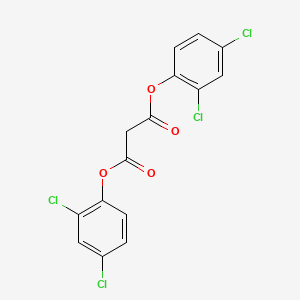 molecular formula C15H8Cl4O4 B15468959 Bis(2,4-dichlorophenyl) propanedioate CAS No. 52994-51-1