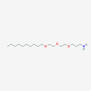 3-{2-[2-(Decyloxy)ethoxy]ethoxy}propan-1-amine