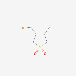 3-(Bromomethyl)-4-methyl-2,5-dihydro-1H-1lambda~6~-thiophene-1,1-dione