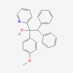 2-Pyridinemethanol, alpha-(diphenylmethyl)-alpha-(4-methoxyphenyl)-