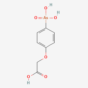 molecular formula C8H9AsO6 B15469068 (p-Arsonophenoxy)acetic acid 