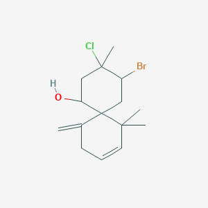 molecular formula C15H22BrClO B15469070 Nidifidienol CAS No. 55890-19-2