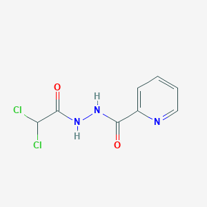 2-Pyridinecarboxylic acid, 2-(dichloroacetyl)hydrazide